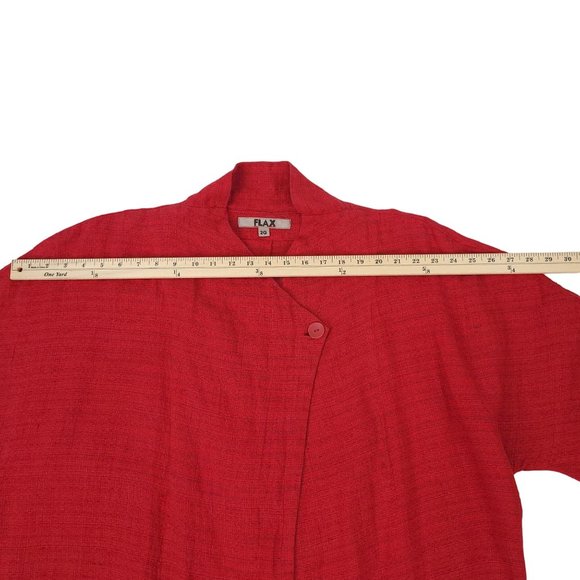 Flax Red Women's Blazer - Picture 7 of 13